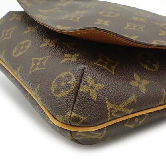 LOUIS VUITTON Black Monogram Shoulder Bag